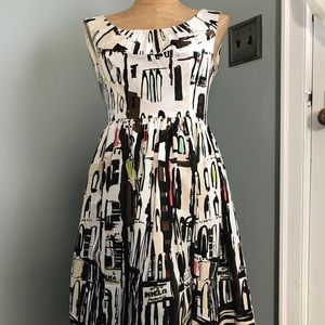 Kate Spade Havana Motif Print Dress
